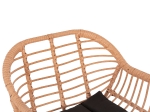ΣΚΑΜΠΟ ΜΠΑΡ ΨΗΛΟ ALLEGRA HM5640.11 ΜΠΕΖ P.E. RATTAN-ΜΑΥΡΟ ΜΕΤΑΛΛΟ 54x55x108Υεκ.
