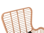 ΠΟΛΥΘΡΟΝΑ ΣΤΥΛ ΜΠΕΡΖΕΡΑΣ ALLEGRA HM5704.11 P.E.RATTAN ΜΠΕΖ-ΜΑΥΡΟ ΜΕΤΑΛΛΟ 66x59x90Υεκ.