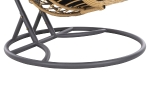 ΔΙΠΛΗ ΚΡΕΜΑΣΤΗ ΦΩΛΙΑ ME ΥΠΟΠΟΔΙΟ GRACIE HM5754.02 ΜΠΕΖ ΣΥΝΘ.RATTAN-ΓΚΡΙ ΜΕΤΑΛ.ΣΚΕΛΕΤΟΣ Φ120x200Υεκ