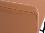 ΣΚΑΜΠΟ ΜΕΤΑΛΛΙΚΟ ΜΕ ΤΑΜΠΑ ΔΕΡΜΑΤΙΝΗ HM5801 40x46x86Υ εκ.