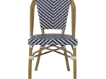ΚΑΡΕΚΛΑ BAMBOO LOOK ΜΠΛΕ-ΛΕΥΚΟ HM5860.02 46x56x88Y εκ.