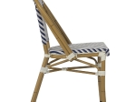 ΚΑΡΕΚΛΑ BAMBOO LOOK ΜΠΛΕ-ΛΕΥΚΟ HM5860.02 46x56x88Y εκ.