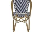 ΚΑΡΕΚΛΑ BAMBOO LOOK ΜΠΛΕ-ΛΕΥΚΟ HM5860.02 46x56x88Y εκ.