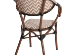 ΠΟΛΥΘΡΟΝΑ BAMBOO LOOK HM5861.03 ΚΑΦΕ-ΛΕΥΚΟ 58.5x58x82Υεκ.