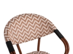 ΠΟΛΥΘΡΟΝΑ BAMBOO LOOK HM5861.03 ΚΑΦΕ-ΛΕΥΚΟ 58.5x58x82Υεκ.