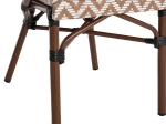 ΠΟΛΥΘΡΟΝΑ BAMBOO LOOK HM5861.03 ΚΑΦΕ-ΛΕΥΚΟ 58.5x58x82Υεκ.