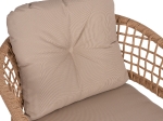 ΠΟΛΥΘΡΟΝΑ ΑΛΟΥΜΙΝΙΟΥ DARK GREY ΕΠΑΓΓΕΛΜ. RATTAN ΜΑΞΙΛΑΡΙ ΜΠΕΖ HM5863.01 60x56x84 εκ.