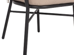 ΠΟΛΥΘΡΟΝΑ ΑΛΟΥΜΙΝΙΟΥ DARK GREY ΕΠΑΓΓΕΛΜ. RATTAN ΜΑΞΙΛΑΡΙ ΜΠΕΖ HM5863.01 60x56x84 εκ.