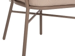 ΠΟΛΥΘΡΟΝΑ ΑΛΟΥΜΙΝΙΟΥ ΜΟΚΑ ΕΠΑΓΓΕΛΜ. RATTAN & ΜΑΞΙΛΑΡΙ ΜΠΕΖ HM5863.02 60x56x84 εκ.