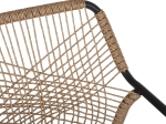 ΠΟΛΥΘΡΟΝΑ ΑΛΟΥΜΙΝΙΟΥ TROTTER HM5865.11 ΣΚΟΥΡΟΣ ΓΚΡΙ ΣΚΕΛΕΤΟΣ ΜΕ WICKER ΜΠΕΖ & ΜΑΥΡΟ ΜΑΞΙΛΑΡΙ