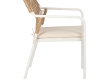 ΠΟΛΥΘΡΟΝΑ ΑΛΟΥΜΙΝΙΟΥ TROTTER HM5865.12 ΛΕΥΚΟΣ ΣΚΕΛΕΤΟΣ ΜΕ WICKER ΜΠΕΖ & ΕΚΡΟΥ ΜΑΞΙΛΑΡΙ