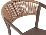 ΣΚΑΜΠΟ ΑΛΟΥΜΙΝΙΟΥ ΣΑΜΠΑΝΙ ΜΕ ΜΠΡΑΤΣΑ RATTAN & TEXTLINE 56x58x105Yεκ.HM5892.23
