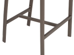 ΣΚΑΜΠΟ ΑΛΟΥΜΙΝΙΟΥ ΣΑΜΠΑΝΙ ΜΕ ΜΠΡΑΤΣΑ RATTAN & TEXTLINE 56x58x105Yεκ.HM5892.23