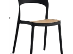 ΚΑΡΕΚΛΑ ΠΟΛΥΠΡΟΠΥΛΕΝΙΟΥ ΜΑΥΡΗ-ΜΠΕΖ CLEO HM5936.02 41x53x81Υ εκ.