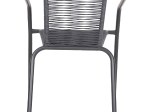 ΠΟΛΥΘΡΟΝΑ SWIFTER HM5969.01 ΜΕΤΑΛΛΟ ΓΚΡΙ-ΣΥΝΘ. RATTAN ΓΚΡΙ 54x61x75Υεκ.