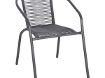 ΠΟΛΥΘΡΟΝΑ SWIFTER HM5969.01 ΜΕΤΑΛΛΟ ΓΚΡΙ-ΣΥΝΘ. RATTAN ΓΚΡΙ 54x61x75Υεκ.