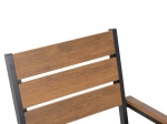 ΠΟΛΥΘΡΟΝΑ ΑΛΟΥΜΙΝΙΟΥ SAGA HM5981.02 ΜΑΥΡΗ-POLYWOOD ΣΕ ΦΥΣΙΚΟ 55x55x86Υεκ.