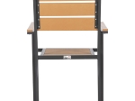 ΠΟΛΥΘΡΟΝΑ ΑΛΟΥΜΙΝΙΟΥ SAGA HM5981.03 ΑΝΘΡΑΚΙ-POLYWOOD ΣΕ ΦΥΣΙΚΟ 55x55x86Υεκ.