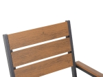 ΠΟΛΥΘΡΟΝΑ ΑΛΟΥΜΙΝΙΟΥ SAGA HM5981.03 ΑΝΘΡΑΚΙ-POLYWOOD ΣΕ ΦΥΣΙΚΟ 55x55x86Υεκ.