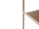 ΠΟΛΥΘΡΟΝΑ ΑΛΟΥΜΙΝΙΟΥ SAGA HM5981.04 ΣΑΜΠΑΝΙ-POLYWOOD ΣΕ ΦΥΣΙΚΟ 55x55x86Υεκ.