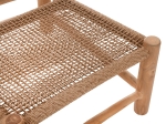 ΚΑΡΕΚΛΑ LONDER HM5986 ΞΥΛΟ TEAK ΣΕ ΦΥΣΙΚΟ ΚΑΙ ΣΥΝΘΕΤΙΚΟ RATTAN 63x77x77Υεκ.