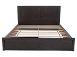 ΚΡΕΒΑΤΙ ΜΕΛΑΜΙΝΗΣ CAPRI HM599.11 ΜΕ 2ΣΥΡΤΑΡΙΑ-WENGE- ΓΙΑ ΣΤΡΩΜΑ 140x200εκ.