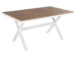 ΤΡΑΠΕΖΙ ΑΛΟΥΜΙΝΙΟΥ ΟΡΘΟΓΩΝΙΟ TAWNEE HM6037.02 ΛΕΥΚΟ-POLYWOOD ΦΥΣΙΚΟ 150x89,5x73Υεκ
