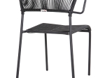 ΚΑΡΕΚΛΑ SUKI HM6053.02 ΜΕΤΑΛΛO KAI ΣΥΝΘΕΤΙΚΟ RATTAN ΣΕ ΜΑΥΡΟ 54x62x80Υεκ