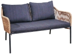 ΚΑΝΑΠΕΣ ΕΞ.ΧΩΡΟΥ BAFFIN HM6054.03 ΑΛΟΥΜ. ΑΝΘΡΑΚΙ-ΣΥΝΘ.RATTAN ΜΠΕΖ-ΑΝΘΡΑΚΙ ΜΑΞΙΛΑΡΙΑ