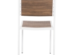 ΚΑΡΕΚΛΑ ΑΛΟΥΜΙΝΙΟΥ SAGA HM6063.01 ΛΕΥΚΗ ΜΕ POLYWOOD 46x52x86Υεκ.