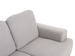 ΣΕΤ ΣΑΛΟΝΙ 2ΤΜΧ 3Θ+2Θ TERIN HM6069.02 ΓΚΡΙ ΥΦΑΣΜΑ-ΜΑΥΡΑ ΜΕΤΑΛΛΙΚΑ ΠΟΔΙΑ