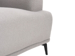 ΣΕΤ ΣΑΛΟΝΙ 2ΤΜΧ 3Θ+2Θ TERIN HM6069.02 ΓΚΡΙ ΥΦΑΣΜΑ-ΜΑΥΡΑ ΜΕΤΑΛΛΙΚΑ ΠΟΔΙΑ