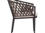 ΠΟΛΥΘΡΟΝΑ ΑΛΟΥΜΙΝΙΟΥ BOLLY HM6080 ΚΑΦΕ-ΣΥΝΘ.RATTAN ΚΑΦΕ-ΜΠΕΖ ΜΑΞΙΛΑΡΙΑ 58,5x67x86Υεκ