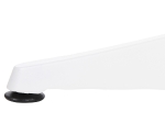 ΤΡΑΠΕΖΙ ΑΛΟΥΜΙΝΙΟΥ ΣΤΡΟΓΓΥΛΟ ALEXA HM6086.02 ΛΕΥΚΟ-POLYWOOD TOP ΦΥΣΙΚΟ Φ60x73Υεκ.