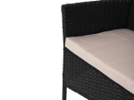 ΣΕΤ ΣΑΛΟΝΙ 4ΤΜΧ STASIA HM6089.01 ΣΥΝΘ.RATTAN ΜΑΥΡΟ-ΚΑΠΟΥΤΣΙΝΟ ΜΑΞΙΛΑΡΙΑ