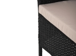 ΣΕΤ ΣΑΛΟΝΙ 4ΤΜΧ STASIA HM6089.01 ΣΥΝΘ.RATTAN ΜΑΥΡΟ-ΚΑΠΟΥΤΣΙΝΟ ΜΑΞΙΛΑΡΙΑ