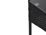 ΣΕΤ ΣΑΛΟΝΙ 4ΤΜΧ STASIA HM6089.01 ΣΥΝΘ.RATTAN ΜΑΥΡΟ-ΚΑΠΟΥΤΣΙΝΟ ΜΑΞΙΛΑΡΙΑ