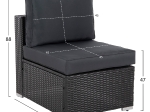 ΠΟΛΥΜΟΡΦΙΚΟ ΣΕΤ ΣΑΛΟΝΙ 7TMX GREN HM6091 ΣΥΝΘ.RATTAN ΑΝΘΡΑΚΙ-ΓΥΑΛΙ ΑΣΦΑΛΕΙΑΣ