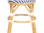 ΣΚΑΜΠΟ ΑΛΟΥΜΙΝΙΟΥ CHINO HM6285.05 BAMBOO LOOK-TEXTILENE ΛΕΥΚΟ-ΜΠΛΕ Φ36x46Υεκ.