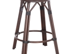 ΣΚΑΜΠΟ ΑΛΟΥΜΙΝΙΟΥ ΜΕΣ.ΥΨΟΥΣ CHINO HM6286.01 BAMBOO LOOK & TEXTILENE ΚΑΦΕ 43x43x65Υεκ