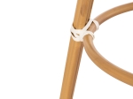 ΣΚΑΜΠΟ ΑΛΟΥΜΙΝΙΟΥ ΜΕΣ.ΥΨΟΥΣ CHINO HM6286.03 BAMBOO LOOK & TEXTILENE ΜΑΥΡΟ 43x43x65Υεκ