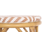 ΣΚΑΜΠΟ ΑΛΟΥΜΙΝΙΟΥ ΜΕΣ.ΥΨΟΥΣ CHINO HM6286.04 BAMBOO LOOK ΦΥΣΙΚΟ & TEXTILENE 43x43x65Υεκ