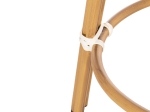 ΣΚΑΜΠΟ ΑΛΟΥΜΙΝΙΟΥ ΜΕΣ.ΥΨΟΥΣ CHINO HM6286.05 BAMBOO LOOK & TEXTILENE ΜΠΛΕ 43x43x65Υεκ