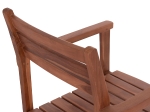 ΠΟΛΥΘΡΟΝΑ KEMPO HM6358 ΞΥΛΟ TEAK ΣΕ ΦΥΣΙΚΟ--58x58,5x88Υεκ.