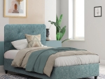 ΚΡΕΒΑΤΙ DOLORES ΑΠΟ ΥΦΑΣΜΑ LIGHT GREEN HM649.27 ΓΙΑ ΣΤΡΩΜΑ 90x200 εκ.