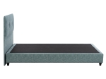 ΚΡΕΒΑΤΙ DOLORES ΑΠΟ ΥΦΑΣΜΑ LIGHT GREEN HM649.27 ΓΙΑ ΣΤΡΩΜΑ 90x200 εκ.