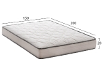 ΣΤΡΩΜΑ DREAMTOPIA ΣΕΙΡΑ ATLAS HM654.150 BONNELL SPRING 150x200 εκ.