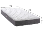 ΣΤΡΩΜΑ DREAMTOPIA ΣΕΙΡΑ LULLABY ALOE VERA HM655.110-200 BONNELL SPRING 110x200x20Yεκ.