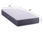 ΣΤΡΩΜΑ DREAMTOPIA CLOUD9 HM656.120 BONNELL SPRING 120x200x27Y εκ.