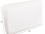 ΜΑΞΙΛΑΡΙ ΥΠΝΟΥ BEZEL HM673 MEMORY FOAM-ΛΕΥΚΟ ΥΦΑΣΜΑ 55x32Υεκ